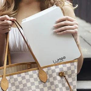 Case-Mate LuMee Studio - LED Portable White Light Makeup Mirror - Lightweight - 3 Light Modes - Travel-Friendly - White - lumee mirror