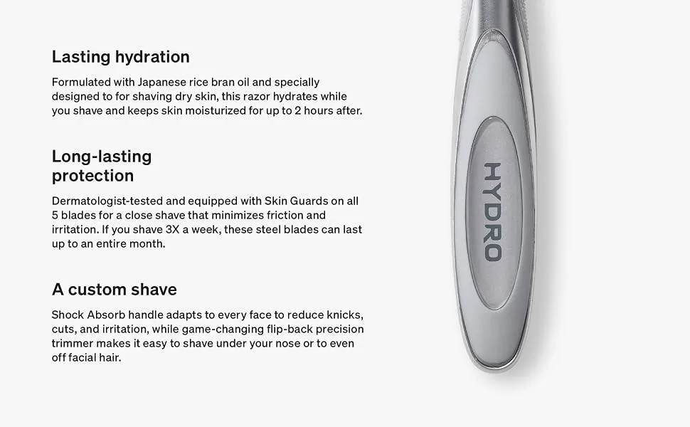 Schick Hydro Dry Skin Refills Schick Razor Refills for Men Men s Razor Refills 8 Count 8 Count Dry Skin - schick hydro mens razor face razor dry skin sensitive 5 blade Gillette