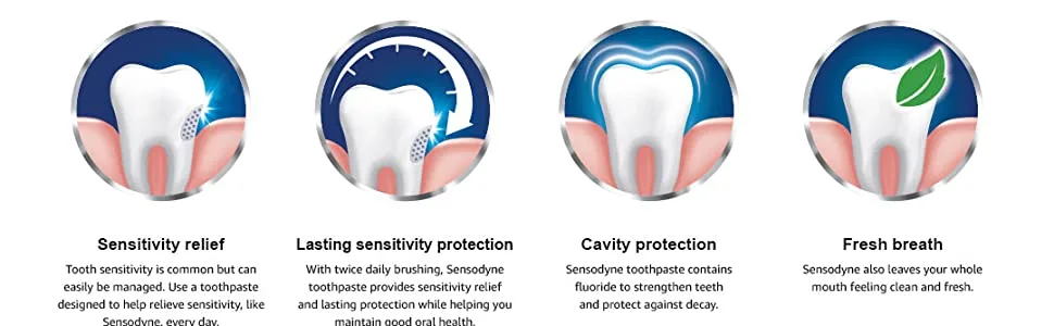 Sensodyne Sensitive Toothpaste Combo Pack 3 x 150g - product information 4