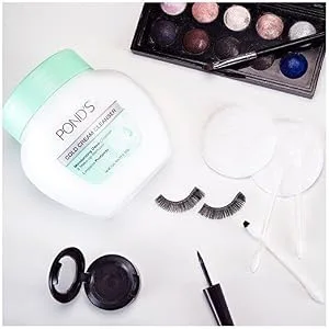 Pond's Makeup Remover Cold Cream 9.5 Ounce (Pack of 3) Frustration-Free Packaging - Pond
