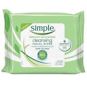 Simple Cleansing Facial Wipes 25 Count (Pack of 6) - product information 1