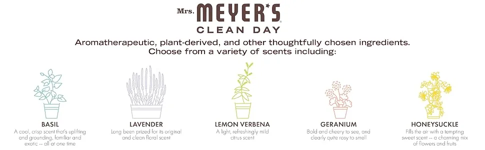 Mrs. Meyer's Hand Soap Made with Essential Oils Biodegradable Formula Geranium 12.5 fl. oz - Pack of 6 - Mrs. Meyer