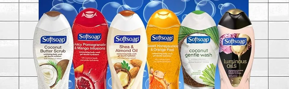 Softsoap Eucalyptus & Mint Body Wash Moisturizing Body Wash 20 Oz (4 Pack) Eucalyptus & Mint 20 Fl Oz (Pack of 4) - product information 3
