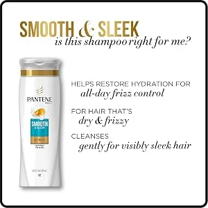 Pantene Argan Oil Shampoo 25.4 OZ and Conditioner 24 OZ for Dry Hair Smooth and Sleek Bundle Pack (Packaging May Vary) - product information 1