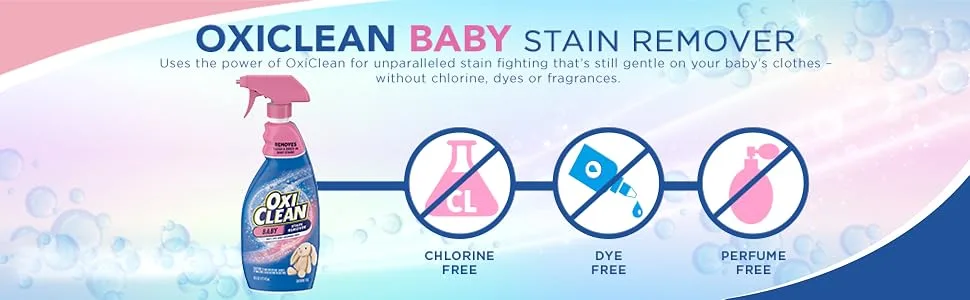 OxiClean Max Force Baby 16 oz. Spray Bottle 4 Pack - product information 2