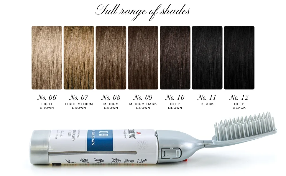 Cremo No Mix & No Mess Hair and Beard Color Light Medium Brown 1 Count 07 Light Medium Brown - color