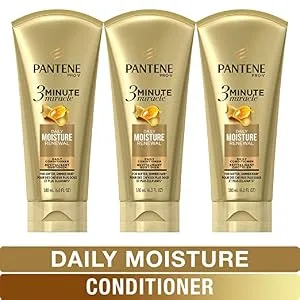 Pantene Conditioner Pro-V Daily Moisture Renewal for Dry Hair 3 Minute Miracle 6 Fl Oz (Pack of 3) - product information 1