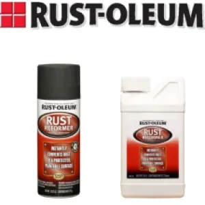 Rust-Oleum 248658-6PK Rust Reformer Spray 10.25 oz Black 6 Pack 10.25 Ounce (6 Pack) Aerosol Spray - Rust-Oleum Rust Reformer transforms rusty metal into a usable, corrosion resistant surface