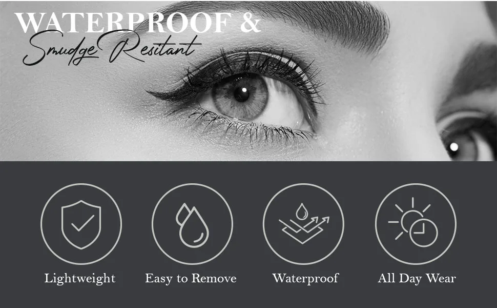 Secret Xpress Control Winged Eyeliner Stamp Waterproof Long Lasting Liquid Black Pen Cat Eye Matte Eye Makeup (Black - 2 Pack) - product information 2