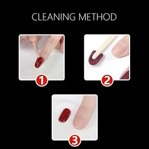 enForten 10 Pack Total 200pcs False Nail Art Patch False Nail Sticker for Manicure - Removed