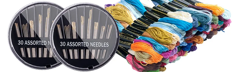 30 Count Assorted Hand Sewing Needles Per Pack Total 4 Pack - product information 1