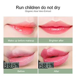 DTDR 2PCS Aloe Vera Lipstick Long Lasting Nutritious Color Changing Lip Balm Natural Moisturizer Magic Temperature Color Change Lip Gloss Green 2 Pack - Aloe Vera Lipstick