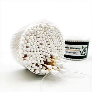Thick Cotton Swabs XL Size Natural Bamboo Cotton Buds Organic Biodegradable Dust-free Waterproof Packaging Bamboo XL 252pcs - product information 4