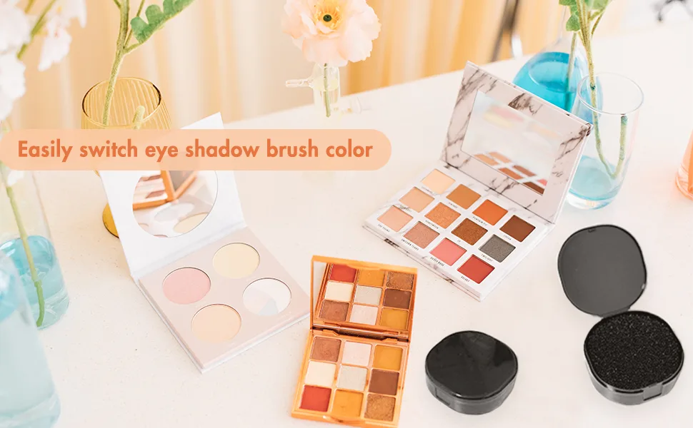 Makeup Sponge Brush Cleaner Dry Makeup Eyeshadow Brush Cleaner Removal Color Switch Sponge Make Up Cleaning Tool - Pack of 2 2 Pack - makeup brush color switch