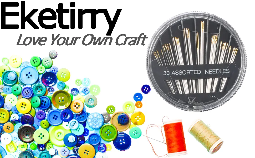 Eketirry Premium Hand Sewing Needles 4 Pack 30-Count Assorted Needles for Sewing Repair 6 Different Sizes Sewing Needles with 2 Threaders (4) - 30 assorted needle sewing needle