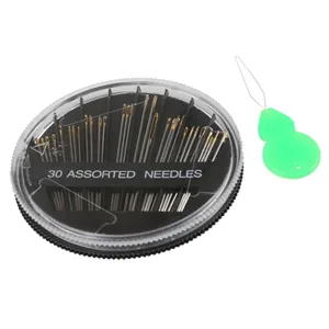 Eketirry Premium Hand Sewing Needles 4 Pack 30-Count Assorted Needles for Sewing Repair 6 Different Sizes Sewing Needles with 2 Threaders (4) - sewing needle for sewing repair in daily use