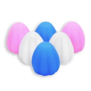 EasyHonor Toothpaste Cap Self Closing Toothpaste Squeezer Toothpaste Dispenser Hygiene for for Kids and Adults in Bathroom No Mess or Waste.(Egg Shape 6 Pack 3 Colors) Egg Shape 6 Pack White+Blue+Pink - toothpaste lid