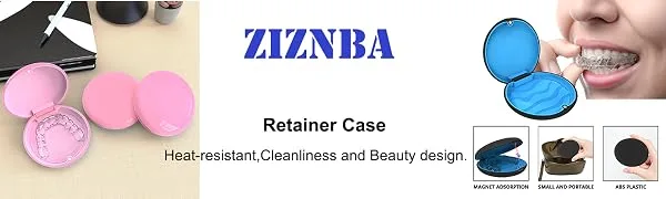 Retainer Case Solid Orthodontic Retainer Case-Black - Solid Orthodontic Retainer Case