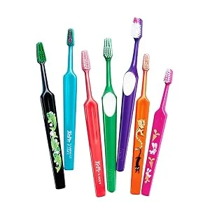 TEPE Kids Toothbrush Extra Soft Kid and Toddler Toothbrush for Ages 3+ 4 Pack X-Soft / 4 - product information 4