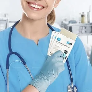 Medpride Silver Calcium Alginate Wound Dressing Pads| 4 x 5 Patches 10-Pack| Antimicrobial Non-Stick Padding Sterile Highly Absorbent & Comfortable| 4'' x 5'' - product information 5