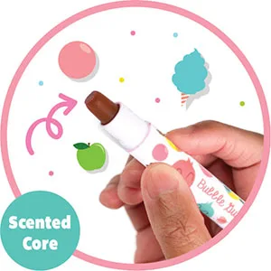 Scentco Spring Smelly Gellies - Scented Glidewrite Gel Coloring Sticks Crayons Highlighters - 5 Count - Gifts for Kids - Smelly_Gellies_Spring