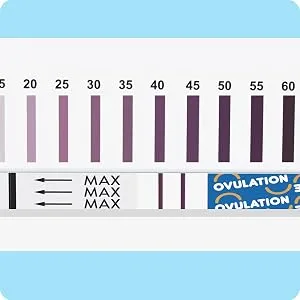 Pregmate 100 Ovulation Test Strips with Numerical LH Result Quantitative Predictor Kit (100 Count) - Compare the test line to the lines on the color chart