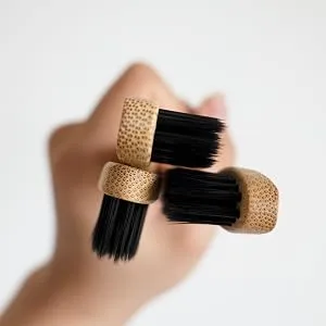 Isshah Biodegradable Eco-Friendly Natural Compostable Bamboo Toothbrushes - Pack Of 8 - SOFT BRISTELS