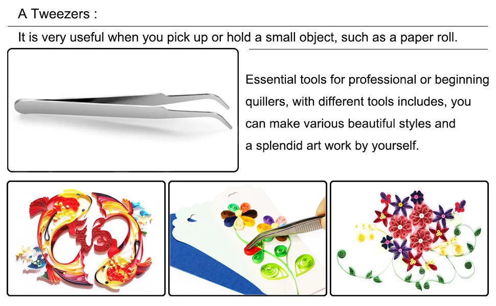 Paper Quilling Tools 12 Pack Assorted Sizes Rolling Curling Quilling Needle Pen for Art Craft DIY Paper Cardmaking Project 11 PCS - qewqeq