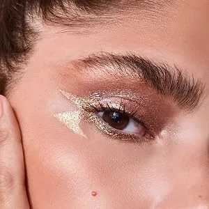 PYT BEAUTY Rose Gold Liquid Shimmer Eyeshadow Smooth Formula Hypoallergenic Vegan Makeup 1 Count Rosy Nude - eye shadow