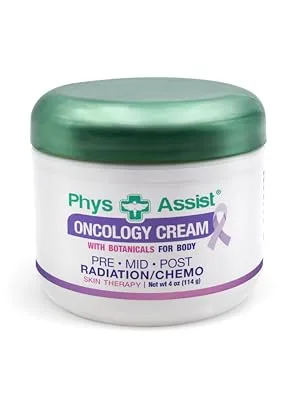 Oncology Cream 4 oz plus 3 Pack Lip Balm. Hydrating to Stressed Skin Undergoing Chemo or Radiation. Skin Therapy. Made with Botanicals. - oncology Cream