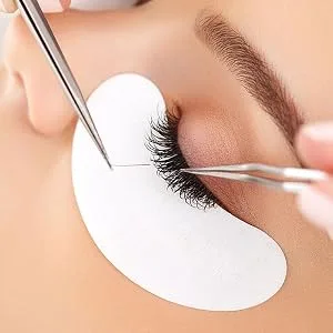Chargenyang Under Eye Gel Pads Eyelash Extension Pads Lint Free DIY False Eyelash Lash Extension Makeup Eye Gel Patches (50Pack) - Chargenyang