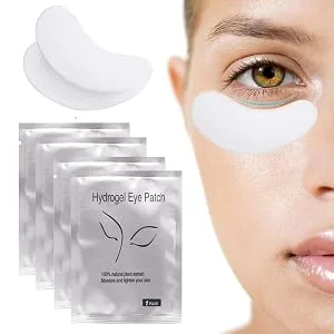 Chargenyang Under Eye Gel Pads Eyelash Extension Pads Lint Free DIY False Eyelash Lash Extension Makeup Eye Gel Patches (50Pack) - Chargenyang