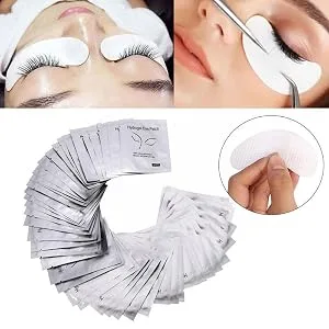 Chargenyang Under Eye Gel Pads Eyelash Extension Pads Lint Free DIY False Eyelash Lash Extension Makeup Eye Gel Patches (50Pack) - Chargenyang