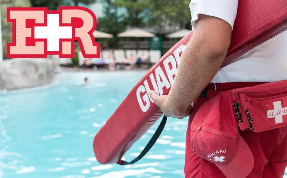Ever Ready First Aid Fanny Pack/Hip Pack Fully Stocked First Aid Kit with Adult & Infant CPR Combo Masks (72 Piece Set) - er lifeguard
