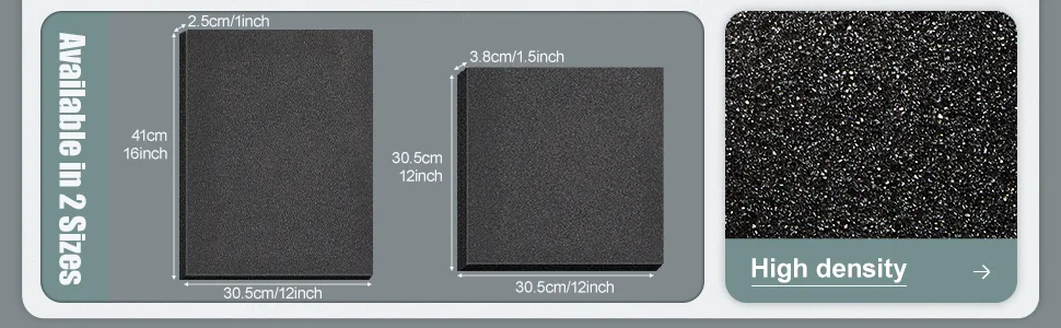 Polyethylene Foam Sheet Polyurethane Foam Pad Foam Padding for Case Packing Toolbox Storage and Crafts (4 Pcs 16 x 12 x 1) 16 x 12 x 1 4 - product information 2