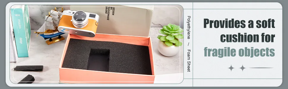 Polyethylene Foam Sheet Polyurethane Foam Pad Foam Padding for Case Packing Toolbox Storage and Crafts (4 Pcs 16 x 12 x 1) 16 x 12 x 1 4 - product information 6