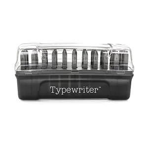 ImpressArt - Basic Typewriter Lowercase 3mm Metal Stamp Letter Set for Engraving and Stamping & DIY Handmade Jewelry Typewriter (3mm) Lowercase - uppercase standard stainless steel alphabet ABCs steel punching jewelry making tools joyeria arte