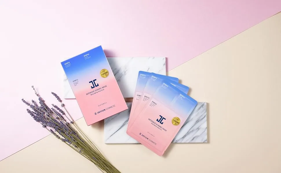 JAYJUN Official Intensive Shining Mask Lavender Extract Pack of 10 Sheets 25ml 0.84 fl. oz Hydrating Essence Eye Cream 3 Step 0.84 Fl Oz (Pack of 10) - product information 2
