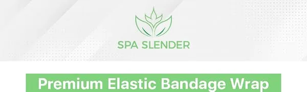 3-inch | Elastic Bandages by Spa Slender | Sports - Hook Loop Closure Non-Latex - Compression - Injuries - Support | 2-Pack up to 15 ft Stretched 3 Wide 2 Pack - sport bandages 1