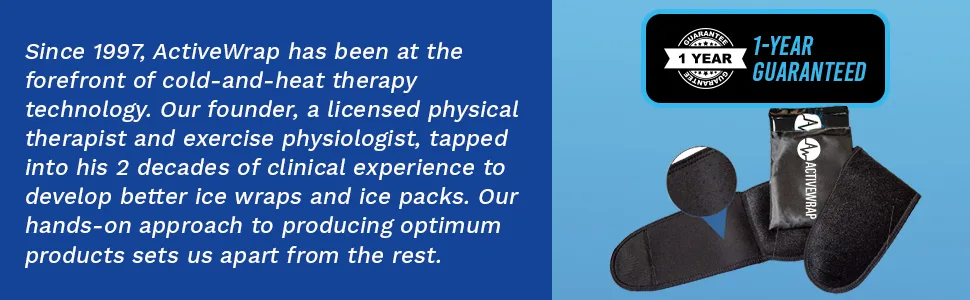ActiveWrap Back Ice Pack Wrap with Reusable Hot & Cold Packs - Sciatic Nerve Ice Therapy Large/X-Large - ice pack back warmer and cold for pain relief magic gel ice pack active wrap heat lumbar lower pad