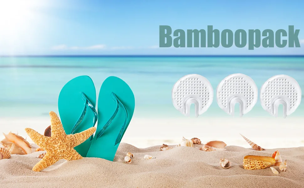 Pack of 6 Pcs Non-Slip Silicone Thong Sandal Toe Guards Protectors Anti-Skid Silicone Flip-Flops Toe Guards Cushions - product information 1