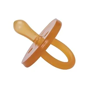 SWEETIE Rubber Pacifier Natural Rubber with Symmetrical Nipple 1 Count 6-12 Months Original Natural Rubber Pacifier - SWEETIE Rubber Pacifier Symmetrical Nipple