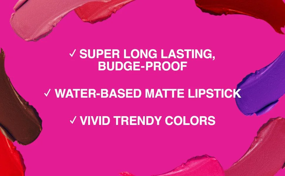 Ruby Kisses Forever Matte Liquid Lipstick 5 Pack - RFML08&10&13&21&23 3 Set - RFML KEY