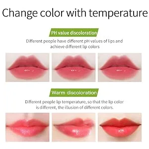 Kaynest 2 Packs Aloe Vera Lipstick Lips Moisturizer Long Lasting Nutritious Lip Balm Magic Temperature Color Change Lip Gloss (Set-C) - change color with temperature