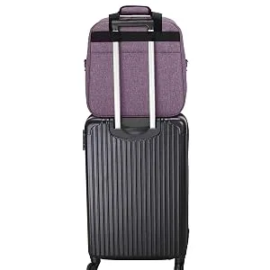 WITSTEP Sewing Machine Case Compatible with Singer/KPCB Mini Sewing Machine and Accessories Portable Travel Tote Bag with Removable Bottom Pad Adjustable Shoulder Strap & Multiple Pockets Purple - Sewing Machine Bag