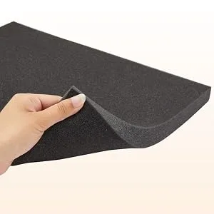 2-Pack Customizable Polyethylene Foam for Packing and Crafts (18x16x2 in) - thickness