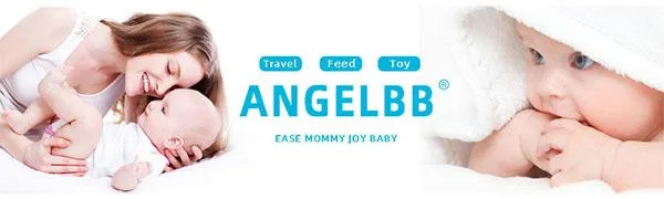ANGELBB Teething Mitten 2Pack-Stimulating Teeth Toys for Infant Avoid Scratching (Blue) - ?committed to developing safe and healthy baby products.