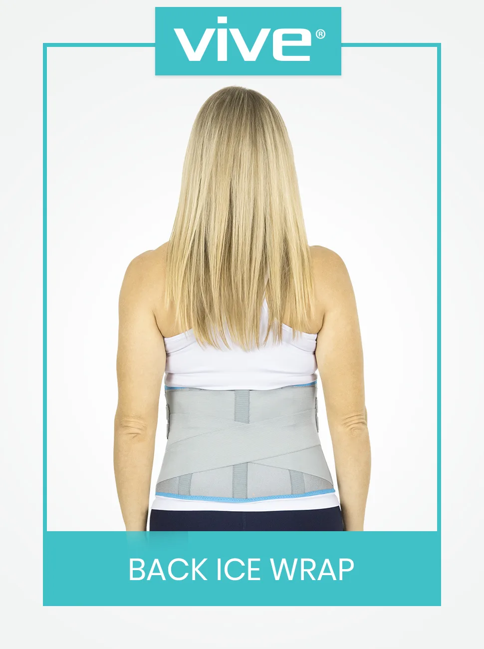Vive Cold Back Brace - Ice Pack Therapy Reusable Gel Wrap for Injuries - Hot or Cool Lower Compression Pain Relief with Flexible Strap - Large Adjustable Belt Heat Support for Sciatica Herniated Disc 1 - Vive Back Ice Pack - Cold Therapy Reusable Gel Wrap for Injuries - Hot or Cool Lower Compression