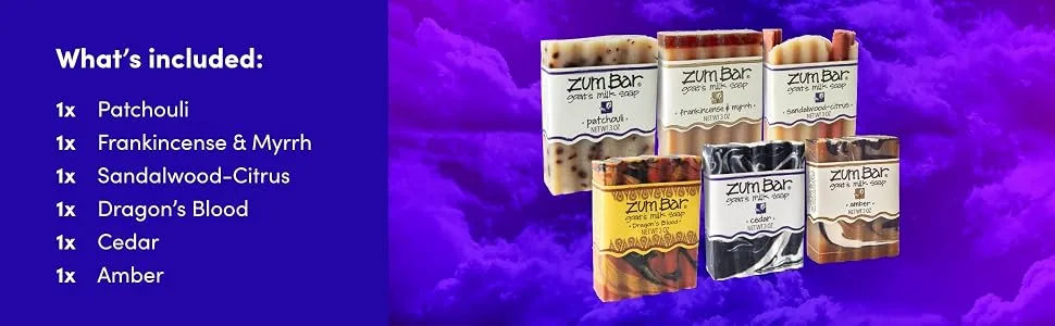 Zum Indigo Wild Bar Soap Sultry Scents 6-Pack - Module 3