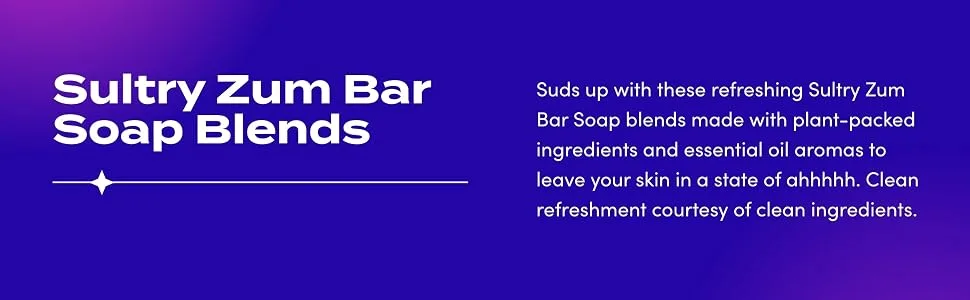 Zum Indigo Wild Bar Soap Sultry Scents 6-Pack - Module 4